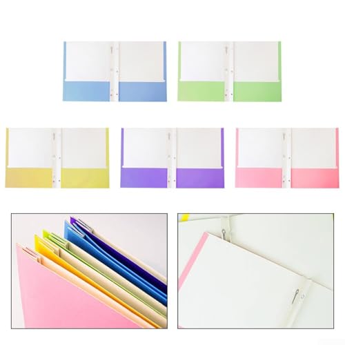 25er Set für A4 Dokumentenmappen mit Doppeltaschen für sichere Aktenverwaltung (D) von GLOBALHUT