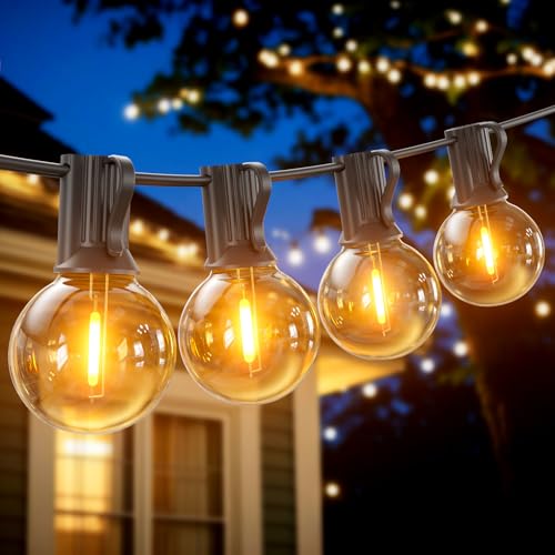 GLOBELIT Lichterkette Außen 45M, Lichterkette Outdoor mit 75+3 G40 Glühbirnen Lichterkette,IP45 Wasserdicht LED Lichterkette außen für Garten,Cafe, Bistro,Terrasse, Hochzeiten, Partys GLOBELIT Lichterkette Außen 45M, Lichterkette Outdoor mit 75+3 G40 Glühbirnen Lichterkette,IP45 Wasserdicht LED Lichterkette außen für Garten,Cafe, Bistro,Terrasse, Hochzeiten, Partys von GLOBELIT