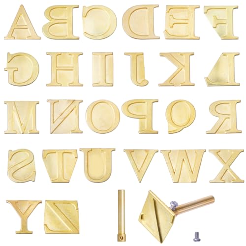 GLOBLELAND 1 Set 26 Stück Holzbrennspitzen Sets Heißstempel Werkzeug Mit Großbuchstaben 26 Buchstaben Heißstempel Aus Messing Für Lederbranding DIY Prägung Und Schnitzerei Basteln Holzbrennen GLOBLELAND 1 Set 26 Stück Holzbrennspitzen Sets Heißstempel Werkzeug Mit Großbuchstaben 26 Buchstaben Heißstempel Aus Messing Für Lederbranding DIY Prägung Und Schnitzerei Basteln Holzbrennen von GLOBLELAND
