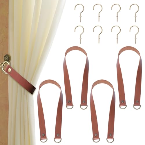 GLOBLELAND 1 Stück PU Leder Vorhangbänder Leder Vorhang Schnalle Fenster Vorhanghalterungen Leder Gardinenhalter Mit 2 Stück Legierungshaken Für Zuhause Büro Schlafzimmer Café Dekoration GLOBLELAND 1 Stück PU Leder Vorhangbänder Leder Vorhang Schnalle Fenster Vorhanghalterungen Leder Gardinenhalter Mit 2 Stück Legierungshaken Für Zuhause Büro Schlafzimmer Café Dekoration von GLOBLELAND