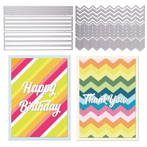 GLOBLELAND 2 stücke Dekorative Streifen Stanzformen Metall Stanzschnitte Prägeschablonen Vorlage für Papierkartenherstellung Dekoration DIY Scrapbooking Album Handwerk Dekor GLOBLELAND 2 stücke Dekorative Streifen Stanzformen Metall Stanzschnitte Prägeschablonen Vorlage für Papierkartenherstellung Dekoration DIY Scrapbooking Album Handwerk Dekor von GLOBLELAND