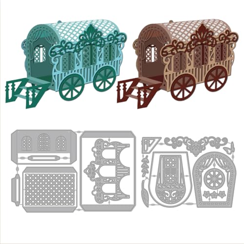 GLOBLELAND 3D Stanzformen Im Vintage Stil Mit Kutsche Metallrahmen Stanzformen Für Die Kartenherstellung DIY Scrapbooking Dekor Prägung Urlaubsdekoration GLOBLELAND 3D Stanzformen Im Vintage Stil Mit Kutsche Metallrahmen Stanzformen Für Die Kartenherstellung DIY Scrapbooking Dekor Prägung Urlaubsdekoration von GLOBLELAND