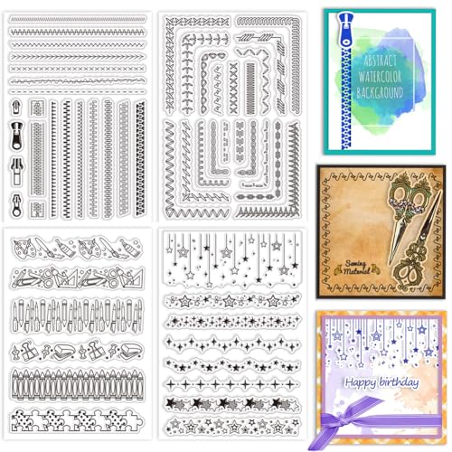 GLOBLELAND 4 Blatt Nährand Eckstempel Zum Selbermachen Scrapbooking Stern Briefpapierlinie Silikon Stempelsiegel Transparente Stempel Zum Erstellen von Karten Fotoalben Tagebüchern Heimdekoration GLOBLELAND 4 Blatt Nährand Eckstempel Zum Selbermachen Scrapbooking Stern Briefpapierlinie Silikon Stempelsiegel Transparente Stempel Zum Erstellen von Karten Fotoalben Tagebüchern Heimdekoration von GLOBLELAND