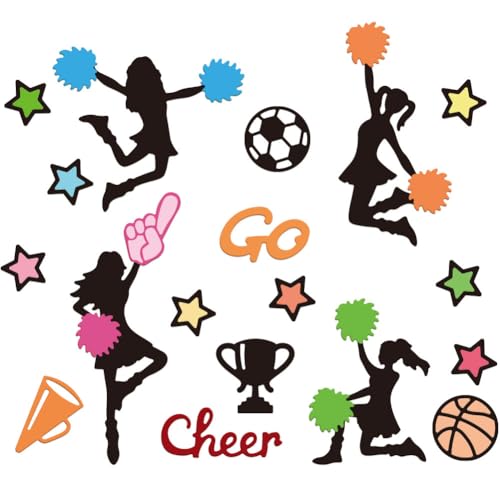 GLOBLELAND Cheerleading Stanzformen Für Kartenherstellung Sport Metallstanzformen Stanzformen Vorlage DIY Scrapbooking Prägung Papier Album Basteldekoration GLOBLELAND Cheerleading Stanzformen Für Kartenherstellung Sport Metallstanzformen Stanzformen Vorlage DIY Scrapbooking Prägung Papier Album Basteldekoration von GLOBLELAND