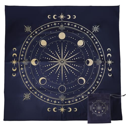 GLOBLELAND Eclipse Divination Tarot Tuch Und Tasche 30Zoll Mond Und Stern Dicker Samtstoff Tischdecke Divination Circle Tarot Kartentasche Für Divination Tarot Karte Wicca Zimmer Bar Zuhause Wand GLOBLELAND Eclipse Divination Tarot Tuch Und Tasche 30Zoll Mond Und Stern Dicker Samtstoff Tischdecke Divination Circle Tarot Kartentasche Für Divination Tarot Karte Wicca Zimmer Bar Zuhause Wand von GLOBLELAND