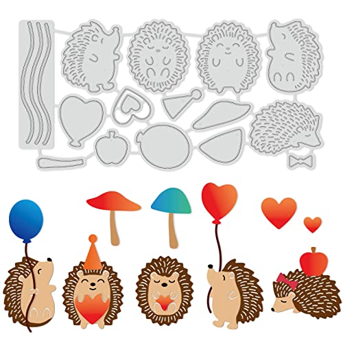 GLOBLELAND Igel Liebe Herz Stanzformen Set Stanzformen für DIY Scrapbooking Festival Grußkarten Tagebuch Herstellung Papier Schneiden Album Umschlag Dekoration GLOBLELAND Igel Liebe Herz Stanzformen Set Stanzformen für DIY Scrapbooking Festival Grußkarten Tagebuch Herstellung Papier Schneiden Album Umschlag Dekoration von GLOBLELAND