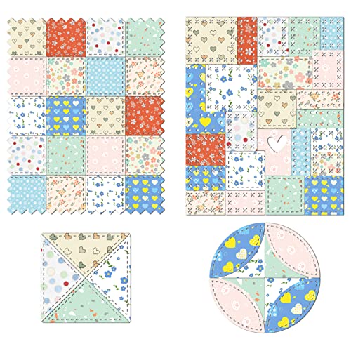GLOBLELAND Mosaik-Hintergrund-Stanzformen, Geometrie, Nähte, Quadratisch, Kreisförmig, Gezacktes Dreieck, Rechteckig, Mosaik-Prägeschablone, Metallstanzen Für Scrapbooking, DIY-Papierhandwerk, Album von GLOBLELAND