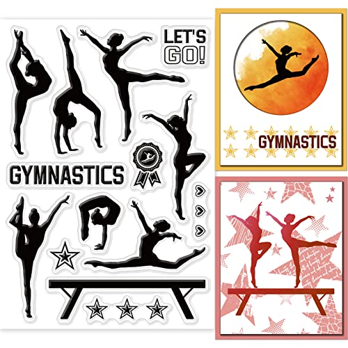 GLOBLELAND Sportthema Gymnastik Klare Stempel Lady Human Silhouette Silikon Klarer Stempel Menschliche Siegel Für DIY Scrapbooking Tagebücher Dekorative Karten Herstellung von Fotoalben GLOBLELAND Sportthema Gymnastik Klare Stempel Lady Human Silhouette Silikon Klarer Stempel Menschliche Siegel Für DIY Scrapbooking Tagebücher Dekorative Karten Herstellung von Fotoalben von GLOBLELAND