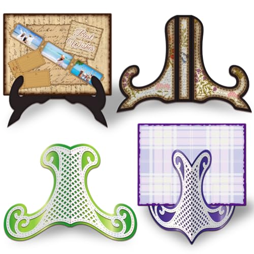 GLOBLELAND Staffelei Kartenhalter Stanzformen Für Kartenherstellung, Fotohalter, Metall Stanzformen, Stanzformen, Vorlage, DIY, Scrapbooking, Prägung, Papier, Album, Basteln, Dekor GLOBLELAND Staffelei Kartenhalter Stanzformen Für Kartenherstellung, Fotohalter, Metall Stanzformen, Stanzformen, Vorlage, DIY, Scrapbooking, Prägung, Papier, Album, Basteln, Dekor von GLOBLELAND