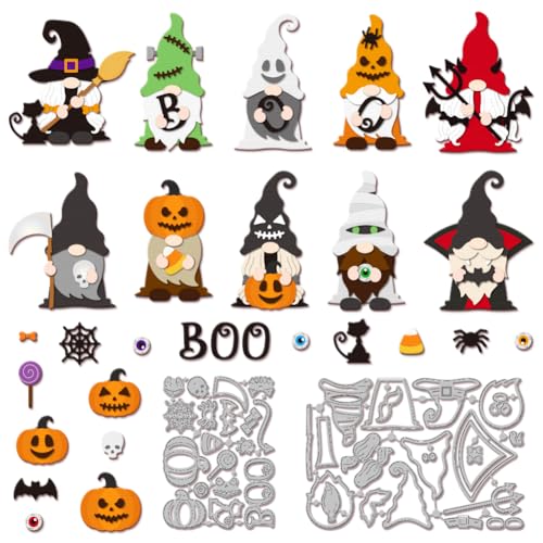 GLOBLELAND Stanzformen Mit Halloween Zwerg Zum Kartenbasteln Kürbis Fledermaus Spinnenrahmen Metallstanzungen Süßigkeiten Stanzvorlagen Für Scrapbooking Journale Prägungen Papierbasteldekoration GLOBLELAND Stanzformen Mit Halloween Zwerg Zum Kartenbasteln Kürbis Fledermaus Spinnenrahmen Metallstanzungen Süßigkeiten Stanzvorlagen Für Scrapbooking Journale Prägungen Papierbasteldekoration von GLOBLELAND