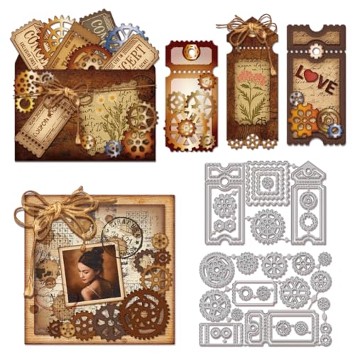 GLOBLELAND Stanzformen Mit Zahnrädern Tickets Lesezeichen Metallrahmen Stanzformen Stanzformen Für Karten Basteln Scrapbooking Dekor Prägen Urlaubsdekoration GLOBLELAND Stanzformen Mit Zahnrädern Tickets Lesezeichen Metallrahmen Stanzformen Stanzformen Für Karten Basteln Scrapbooking Dekor Prägen Urlaubsdekoration von GLOBLELAND