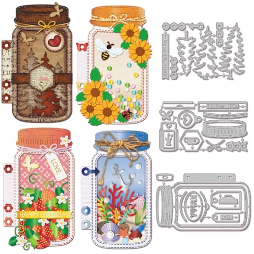 GLOBLELAND Stanzformen für Bastelarbeiten, Scrapbooking, Metallplaner, Rahmen, Baumstanzformen für Kartenherstellung, Prägung, Fotoalbum, Basteldekoration GLOBLELAND Stanzformen für Bastelarbeiten, Scrapbooking, Metallplaner, Rahmen, Baumstanzformen für Kartenherstellung, Prägung, Fotoalbum, Basteldekoration von GLOBLELAND