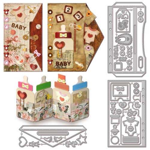 GLOBLELAND Stanzformen für Flaschenumschläge, Seitenrahmen, für Bastelarbeiten, Scrapbooking, Metallplaner, Lochverstärkung, Lesezeichen, Stanzformen für Kartenherstellung, Prägung, Fotoalbum GLOBLELAND Stanzformen für Flaschenumschläge, Seitenrahmen, für Bastelarbeiten, Scrapbooking, Metallplaner, Lochverstärkung, Lesezeichen, Stanzformen für Kartenherstellung, Prägung, Fotoalbum von GLOBLELAND