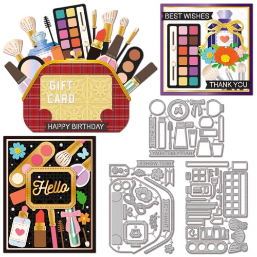 GLOBLELAND Stanzformen für Kosmetik, Schleife, Blumenbeutel, zum Basteln, Scrapbooking, Metall, Geschenkkartenhalter, Stanzformen für Kartenherstellung, Prägung, Fotoalbum, Basteldekoration GLOBLELAND Stanzformen für Kosmetik, Schleife, Blumenbeutel, zum Basteln, Scrapbooking, Metall, Geschenkkartenhalter, Stanzformen für Kartenherstellung, Prägung, Fotoalbum, Basteldekoration von GLOBLELAND