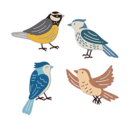 GLOBLELAND Stanzschablonen Vogel Metall Schneiden Schablonen Tiere Stanzformen Vogel für Kartenherstellung und DIY Scrapbooking Dekor von GLOBLELAND