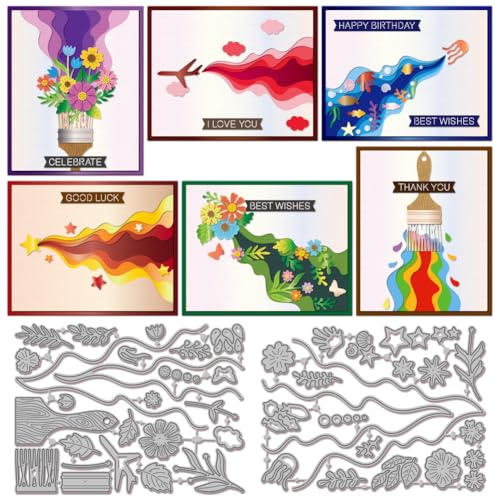 GLOBLELAND Tunnelansicht Stanzformen Für DIY Scrapbooking Metall Sommerblumen Pinselschnitt Stanzformen Ozeanfisch Stanzformen Für Kartenherstellung Prägung Fotoalbum Basteldekor GLOBLELAND Tunnelansicht Stanzformen Für DIY Scrapbooking Metall Sommerblumen Pinselschnitt Stanzformen Ozeanfisch Stanzformen Für Kartenherstellung Prägung Fotoalbum Basteldekor von GLOBLELAND