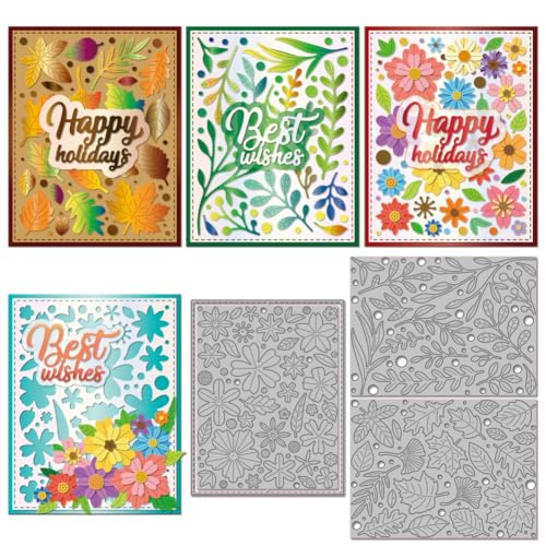 GLOBLELAND Zero Waste Blumen Blätter Hintergrund Schneidformen Für DIY Scrapbooking Metall Pflanzen Hintergrund Schneidformen Stanzformen Für Kartenherstellung Prägung Fotoalbum Basteldekoration GLOBLELAND Zero Waste Blumen Blätter Hintergrund Schneidformen Für DIY Scrapbooking Metall Pflanzen Hintergrund Schneidformen Stanzformen Für Kartenherstellung Prägung Fotoalbum Basteldekoration von GLOBLELAND
