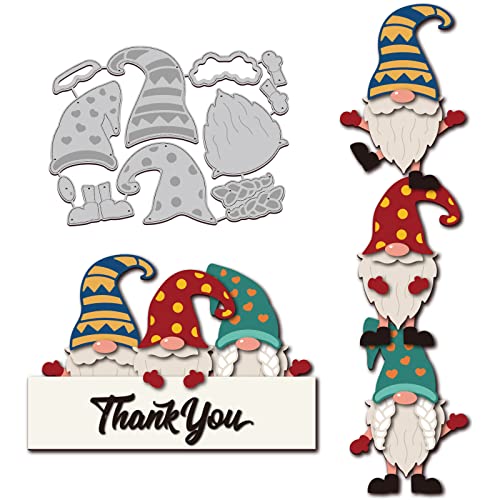 GLOBLELAND Zwerg Stanzformen für die Herstellung von Kartendekoration GNOME Stanzformen Schablonen für Scrapbooking Fotoalbum GLOBLELAND Zwerg Stanzformen für die Herstellung von Kartendekoration GNOME Stanzformen Schablonen für Scrapbooking Fotoalbum von GLOBLELAND
