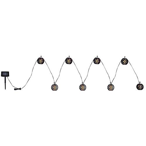 Solar-Lichterkette Kunststoff Schwarz, 98Xled von GLOBO