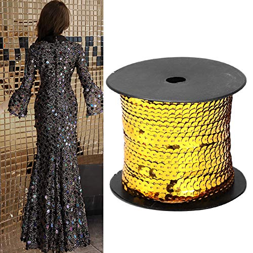 1 Roll -Sequin -Saite, 6 Mm Flachsequin -Trim -Squin -Saite 100 Yards Ribbon für Handwerks -DIY (#1) von GLOGLOW