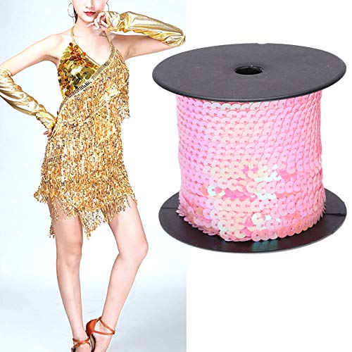 1 Roll -Sequin -Saite, 6 Mm Flachsequin -Trim -Squin -Saite 100 Yards Ribbon für Handwerks -DIY (#6) von GLOGLOW