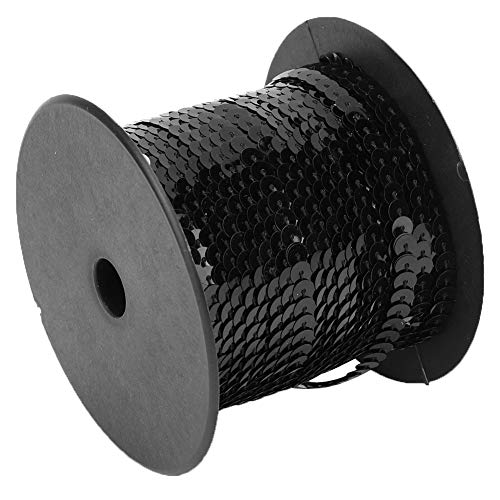 1 Roll -Sequin -Saite, 6 Mm Flachsequin -Trim -Squin -Saite 100 Yards Ribbon für Handwerks -DIY (#7) von GLOGLOW