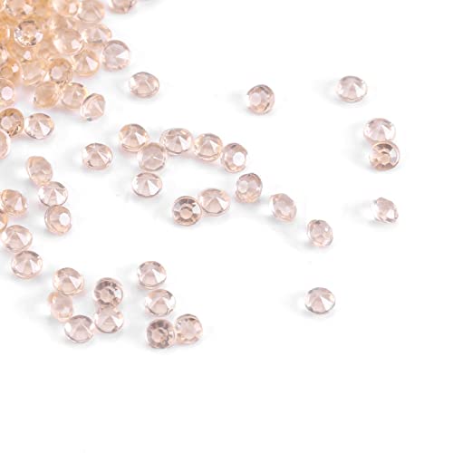 GLOGLOW 1000 PCS Acrylperlen Diamant Wie Perlen Vase Füllstoffe Hochzeit Party Tischdekor mit Luxuriöser Brillanz für DIY Crafts Jewelry Making Home Decor (Nackt) von GLOGLOW