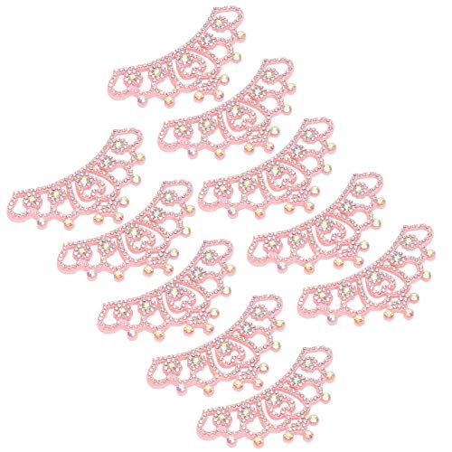 GLOGLOW 3,3 X 1,8 Zoll Bestickte Flecken Bügeln-Applikationen 10 PCs Pack, Dekorative Patch Applikation für Patch-Kleidung Kleid Hut DIY Accessoires und Kleidung (8,8 x 4,5 cm große rosa Blumenkrone) GLOGLOW 3,3 X 1,8 Zoll Bestickte Flecken Bügeln-Applikationen 10 PCs Pack, Dekorative Patch Applikation für Patch-Kleidung Kleid Hut DIY Accessoires und Kleidung (8,8 x 4,5 cm große rosa Blumenkrone) von GLOGLOW