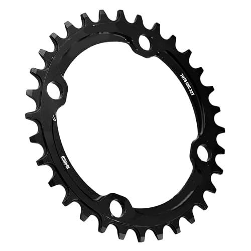 GLOGLOW 32/34/36/38T BCD 104 Kurbelwellenkettenring für Mountainbike, Licht und Hohen Widerstand, Einfache Installation für die Fahrradreparatur, die Endgültige Aufbewahrung der Kette (32T) von GLOGLOW
