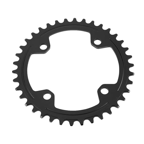GLOGLOW 32/34/36/38T BCD 104 Kurbelwellenkettenring für Mountainbike, Licht und Hohen Widerstand, Einfache Installation für die Fahrradreparatur, die Endgültige Aufbewahrung der Kette (38T) von GLOGLOW