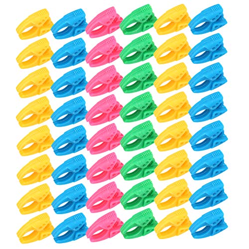 GLOGLOW Garnspulenhalter, Spulenhalter-Clips, 48-teilige Spulenklemmen für Stickerei, Quilten und Nähgarn, Stickmaschinengarn, Stickgarn und Zahnseide von GLOGLOW