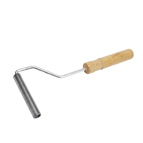 GLOGLOW Glasfaser -Laminierrollen -Eisen Verbund Holzblasenpaddel Werkzeug mit Ergonomischem Holzgriff Zum Nivellieren von Verdichtungsbeschichtungsblasen von GLOGLOW
