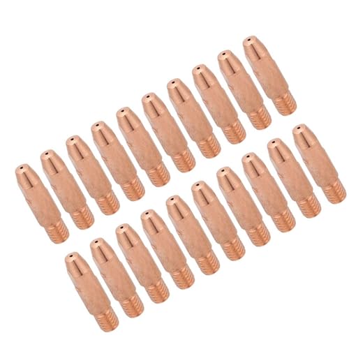 GLOGLOW Kupferspitzen-Set für Binzel 24KD MIG/MAG Schweißbrenner - 20 Stück (1,0) von GLOGLOW
