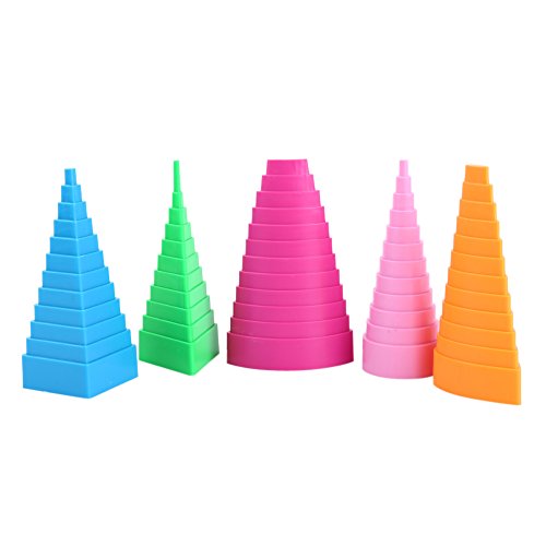 GLOGLOW Mischfarbe 5 Formen Papier Quilling Border Buddy, Papier Handwerk DIY Kreatives Werkzeug Quill auf Ultimate Border Buddy von GLOGLOW