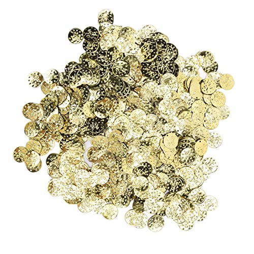 GLOGLOW Münzen Form Pailletten, 2000 Stücke Münzen Exquisite Eisen Pailletten Bauchtanz Anhänger Kleidung Accessoires Dekoration für DIY Kostüm Taillenketten(Gold (Vogelmünze)) von GLOGLOW