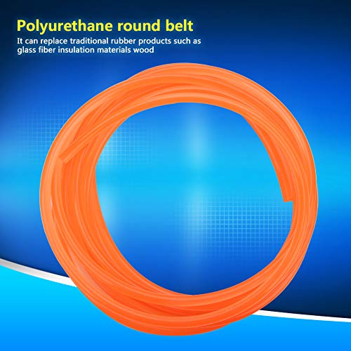 GLOGLOW Polyurethangurt mit Hoher Harter Härte für das Getriebegetriebe (einfaches Schweißen, Lange Lebensdauer - Orangenstreifen für Antriebsmotor, Maschine (#7) von GLOGLOW