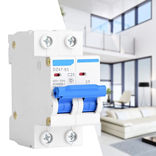 GLOGLOW Zuverlässige Leistung 2p -Klemme Miniaturschalter Luftschalter Klemme für eine Kleine Energieerzeugung (25A) von GLOGLOW