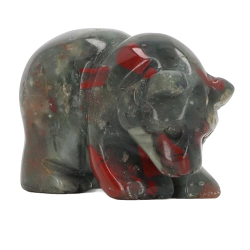 Handgeschnitzter Edelstein, Kristall Bär Fengshui Exquisite Handwerk Figur Taschensteine Positivität Glück Handgeschnitzt Edelstein für Handgeschnitzter Edelstein, Kristall Bär Fengshui Exquisite Handwerk Figur Taschensteine Positivität Glück Handgeschnitzt Edelstein für von GLOGLOW