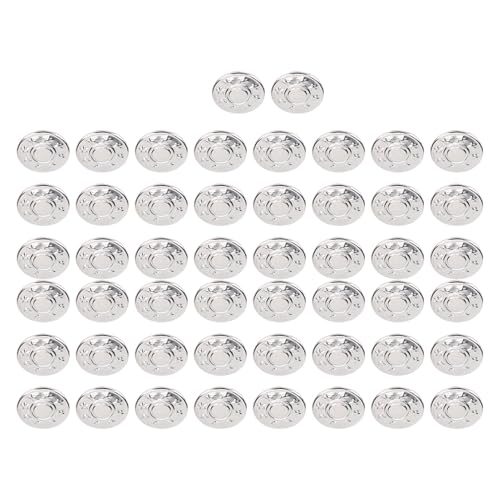 Hosen Knöpfe, 50 Sets Verstellbare 17mm Hosen Knöpfe mit Stern Muster Edelstahl Schraube DIY für Ledergürtel Handtasche Hosen Knöpfe, 50 Sets Verstellbare 17mm Hosen Knöpfe mit Stern Muster Edelstahl Schraube DIY für Ledergürtel Handtasche von GLOGLOW
