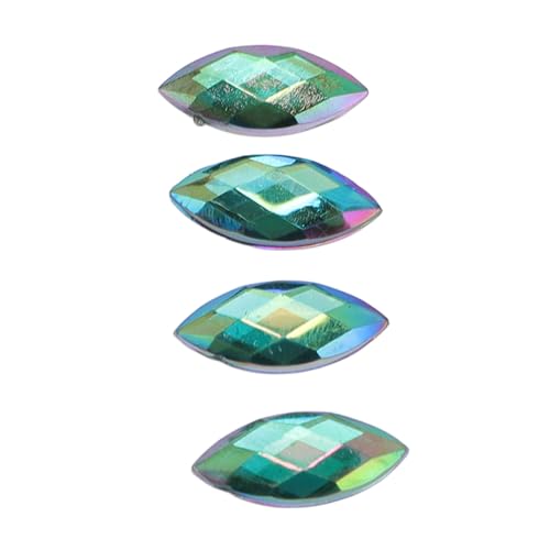 Marquise Drinestone, 500 Stück, bunt, AB Flatback Strasssteine, Edelsteine, Kunsthandwerk aus Harz, Verzierung für Kleider, Dekoration für Partys, Cosplay von GLOGLOW