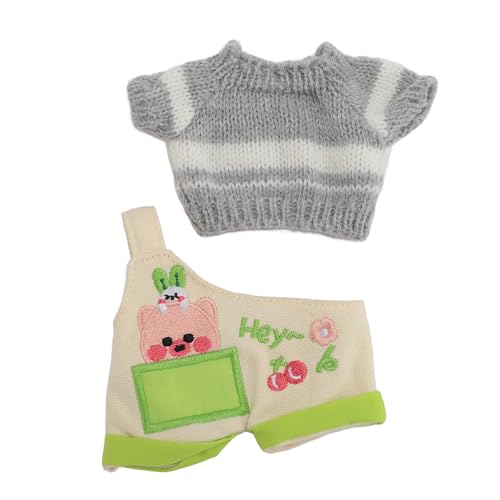 Plushie Puppenkleidung, Weiches Schweinemuster Outfit 20 Cm Komfortabler Tragekomfort Plüsch Puppen Baumwolle Stoff Stilvolle Baumwolle Nette Plüsch Puppe Kleidung für Mädchen Plushie Puppenkleidung, Weiches Schweinemuster Outfit 20 Cm Komfortabler Tragekomfort Plüsch Puppen Baumwolle Stoff Stilvolle Baumwolle Nette Plüsch Puppe Kleidung für Mädchen von GLOGLOW