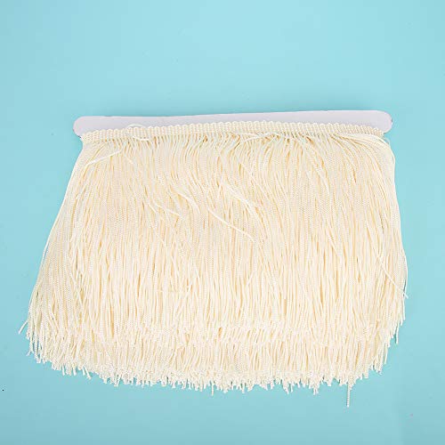 Randverkleidung Quaste, Marineblau, 14 Cm Breite Polyester Randquasten für DIY Latin Kleiderbühne, Vorhangzubehör, Breite Auswahl an Anwendungen, Bekleidungszubehör (#5) von GLOGLOW