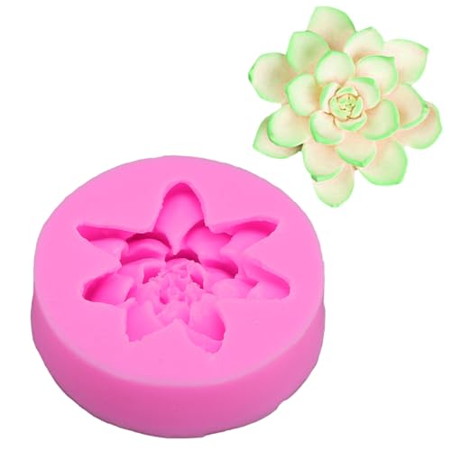 Silikon-Backwerkzeug für Blumen, Backwerkzeug ohne Stiel, sichere Temperatur -40 bis 220 Grad, Kuchenwerkzeug für Schokoladenkerzen, Bastelarbeiten von GLOGLOW