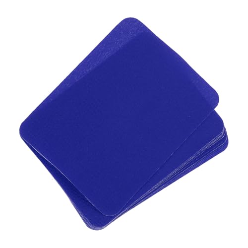 GLOKUUCA Stoff-Flicken zum Aufbügeln, 10 Packungen, Stoffreparaturflicken, Klebeband passend für Kleidung, Taschen, Zelte, Sofas – Reparaturflicken für Kleidung, 12,4 x 9,4 cm, Dunkelblau von GLOKUUCA