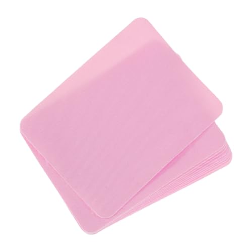 GLOKUUCA Stoff-Flicken zum Aufbügeln, 10 Packungen, Stoffreparaturflicken, Klebeband passend für Kleidung, Taschen, Zelte, Sofas – Reparaturflicken für Kleidung, 12,4 x 9,4 cm, Hellrosa von GLOKUUCA