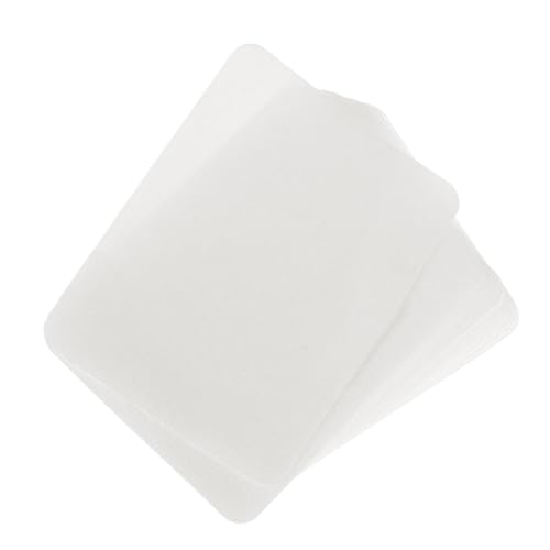 GLOKUUCA Stoff-Flicken zum Aufbügeln, 18 Packungen, Stoffreparaturflicken, Klebeband, passend für Kleidung, Taschen, Zelte, Sofas – Reparaturflicken für Kleidung, 12,4 x 9,4 cm, Weiß von GLOKUUCA
