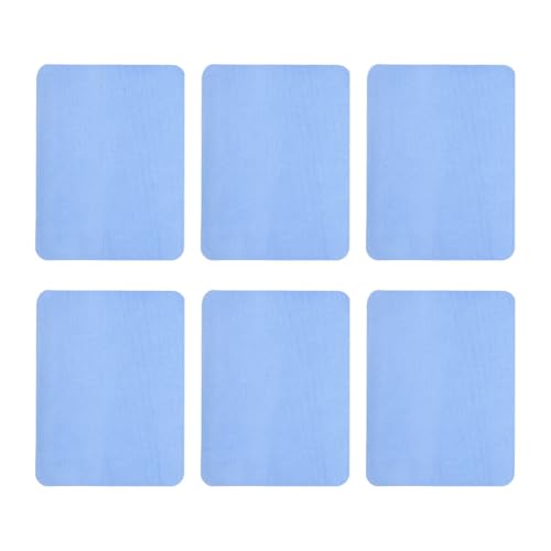 GLOKUUCA Stoff-Flicken zum Aufbügeln, 6 Packungen, Stoffreparaturflicken, Klebeband passend für Kleidung, Taschen, Zelte, Sofas – Reparaturflicken für Kleidung, 12,4 x 9,4 cm, Hellblau GLOKUUCA Stoff-Flicken zum Aufbügeln, 6 Packungen, Stoffreparaturflicken, Klebeband passend für Kleidung, Taschen, Zelte, Sofas – Reparaturflicken für Kleidung, 12,4 x 9,4 cm, Hellblau von GLOKUUCA