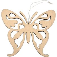 Anhänger "Schmetterling" - Ø 16,5 cm von Beige