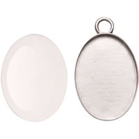 Cabochon-Anhänger klein - Oval von GLOREX