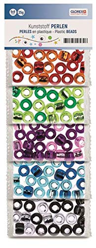 GLOREX 6 1630 193 Perlen, Mehrfarbig versilbert, 6x9mm GLOREX 6 1630 193 Perlen, Mehrfarbig versilbert, 6x9mm von GLOREX